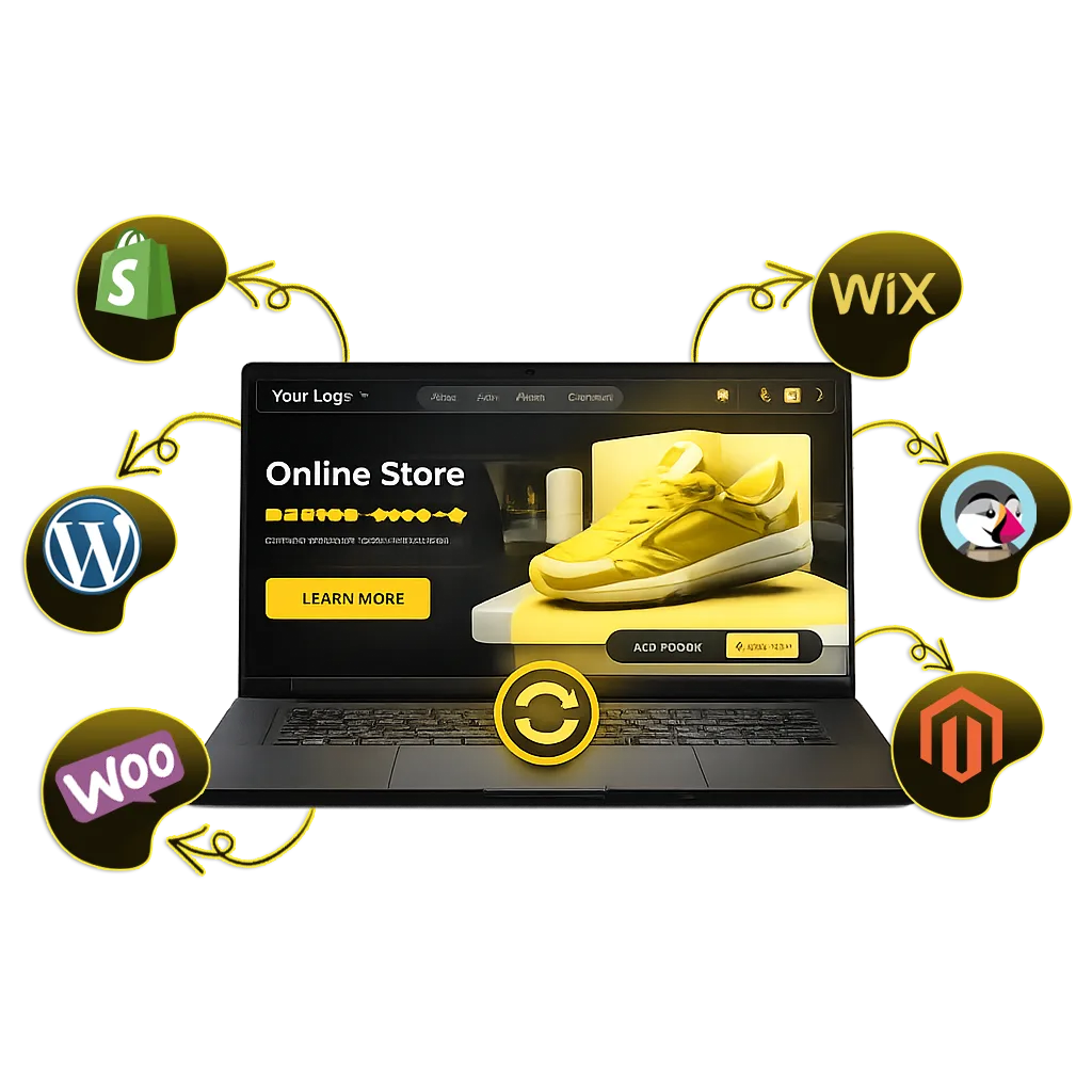 Web Agency 8 Ecommerce website development in Perth WA specialising in Shopify and WooCommerce online stores.