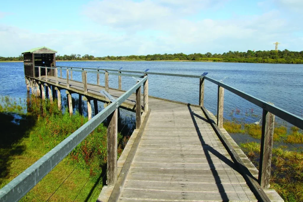 bird hide bibra lake beeliar regional park andy milner